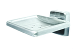Bradley
9014
Surface Mount Satin Stainless Steel Soap Dish w/ Drain Holes 