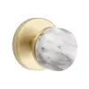 Emtek
C5109_CCMRKWH
SELECT Conical White Marble Knob with Disk Rosette Concealed Fastener