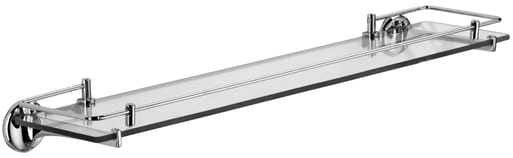 Samuel HeathN1113-LRNovis Glass Shelf w/ Lifting Rail 18 in. L