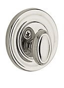 Baldwin8231-PATTraditional Round Patio Deadbolt One-Sided