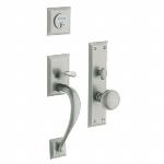 Baldwin6571Concord Sectional Mortise Entry Trim Set w/ 5000 Knob Must order cylinder separately