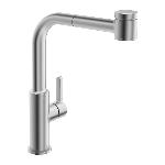 
6001_1_2
Edge high arc single-lever kitchen faucet with swivel spout; pull-out spray